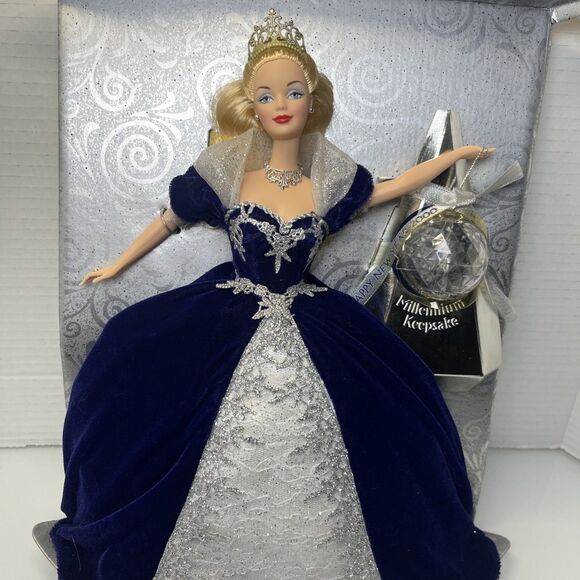 Mattel 2000 Barbie Doll Millennium Keepsake Special Edition Mattel New Years Eve - Picture 2 of 12